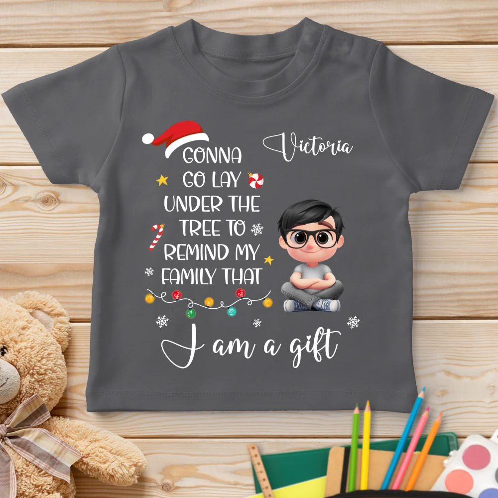 I Am A Gift - Personalized Custom Youth T-shirt - Image 8