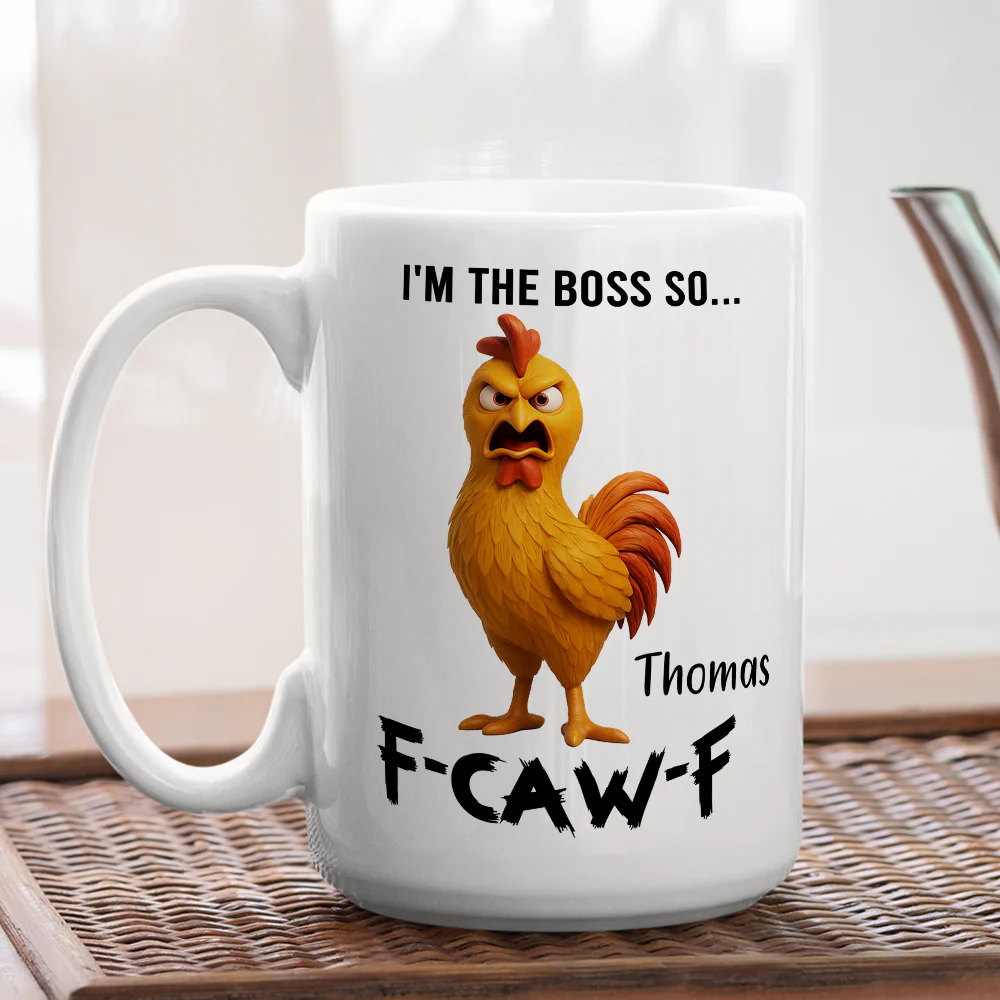 I Am Boss So FCAWF - Personalized Custom Coffee Mug - Image 5