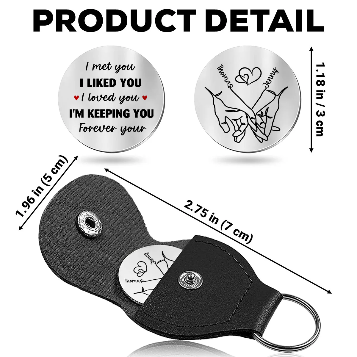 I Am Keeping You - Personalized Custom Pocket Hug - Image 5