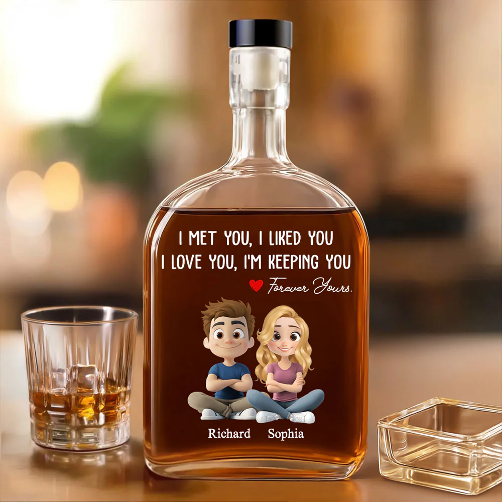 I Am Keeping You - Personalized Custom Spirits Decanter