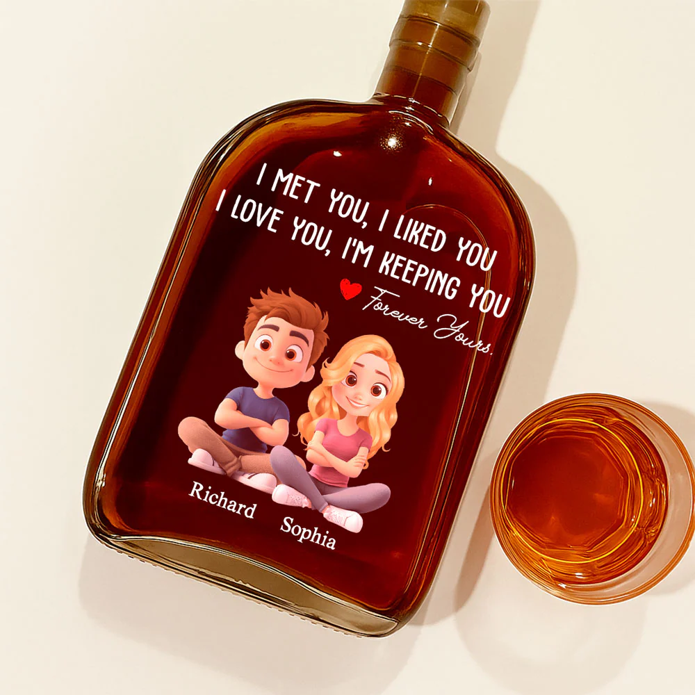I Am Keeping You - Personalized Custom Spirits Decanter - Image 2