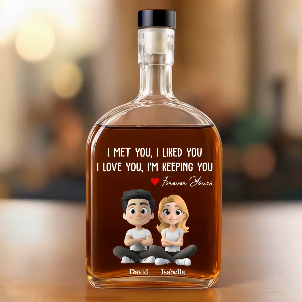I Am Keeping You - Personalized Custom Spirits Decanter - Image 7