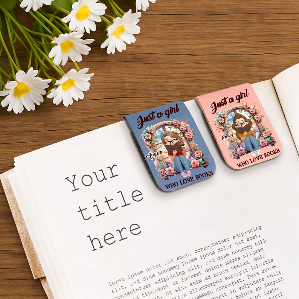 I Am That Girl - Personalized Custom Leather Bookmark - Image 3