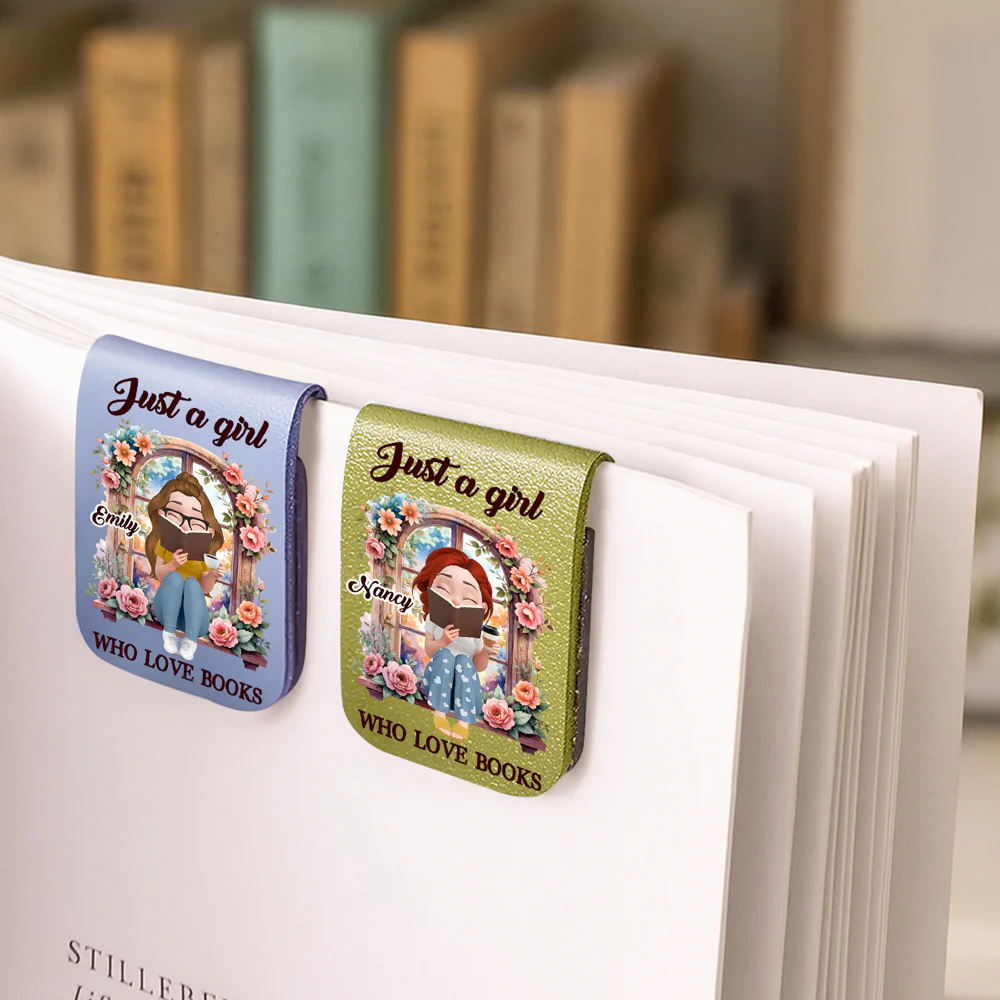 I Am That Girl - Personalized Custom Leather Bookmark - Image 4