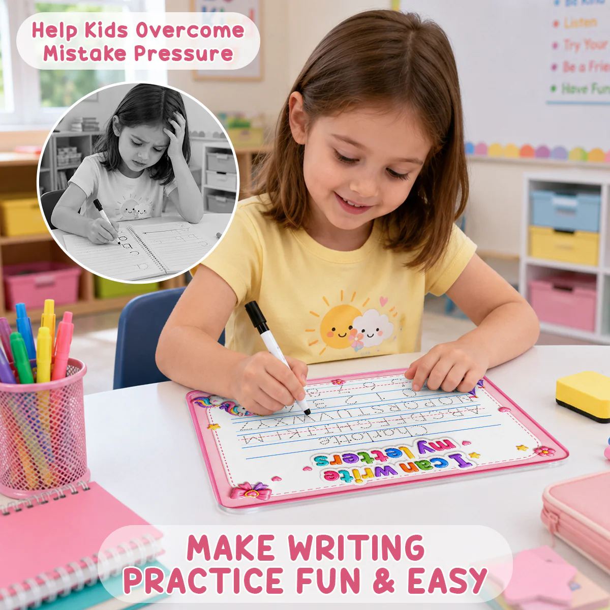 I Can Write My Letters - Personalized Custom Acrylic Tracing Board - Image 5