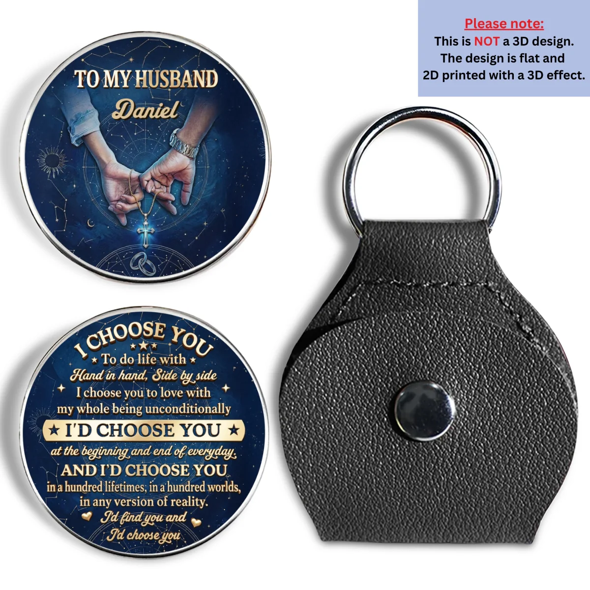 I Choose You - Personalized Custom Pocket Hug - Image 7