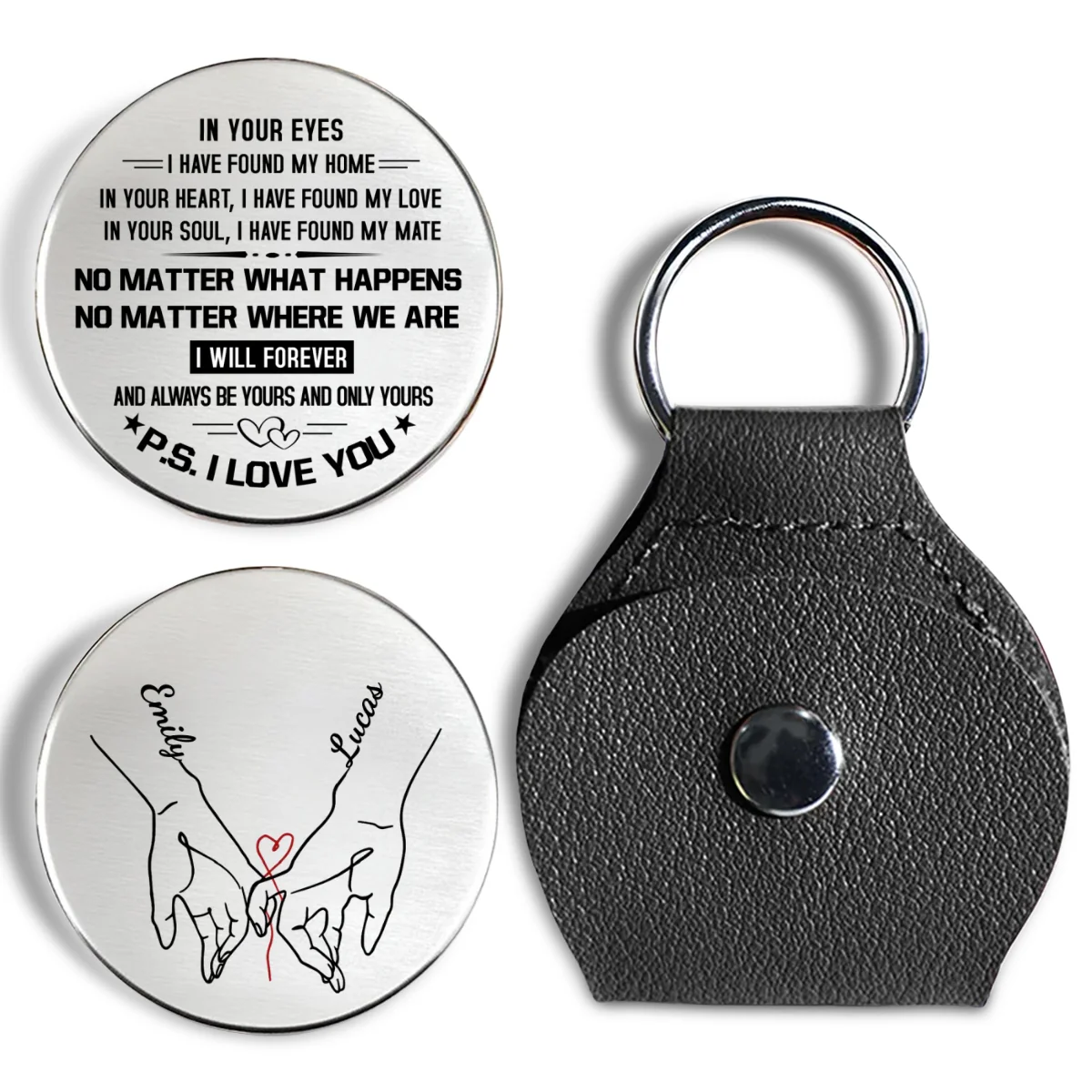 I Have Found My Love - Personalized Custom Pocket Hug - Image 6