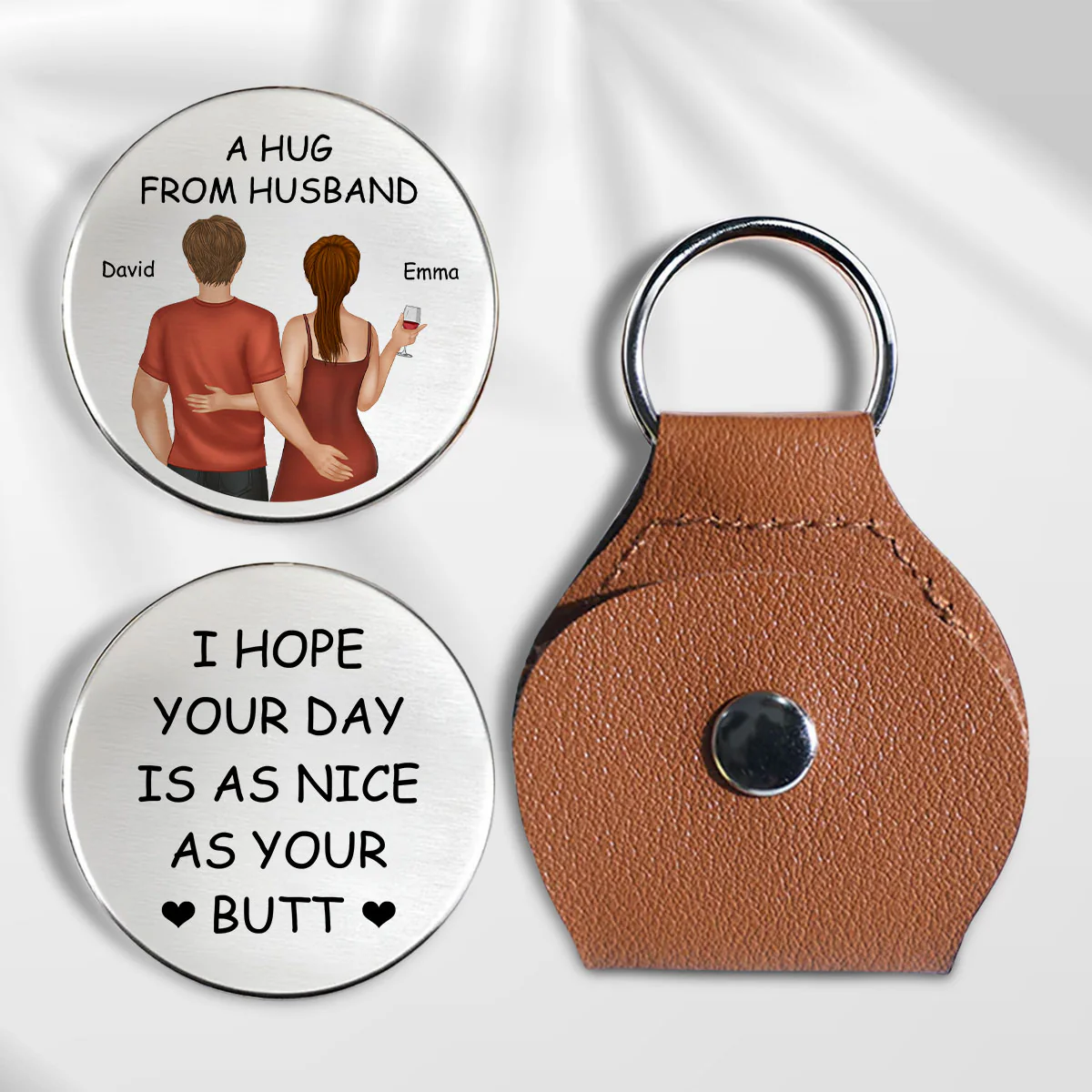 I Hope Your Day Is Nice - Personalized Custom Pocket Hug
