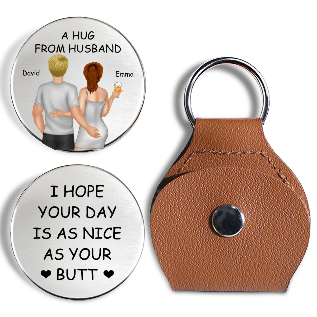 I Hope Your Day Is Nice - Personalized Custom Pocket Hug - Image 6