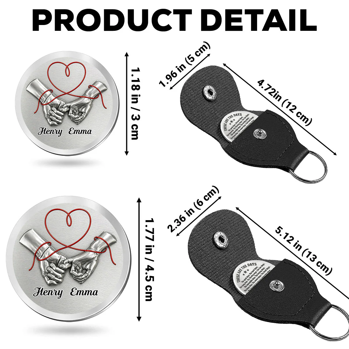 I Love Writing Them With You - Personalized Custom Pocket Hug - Image 5