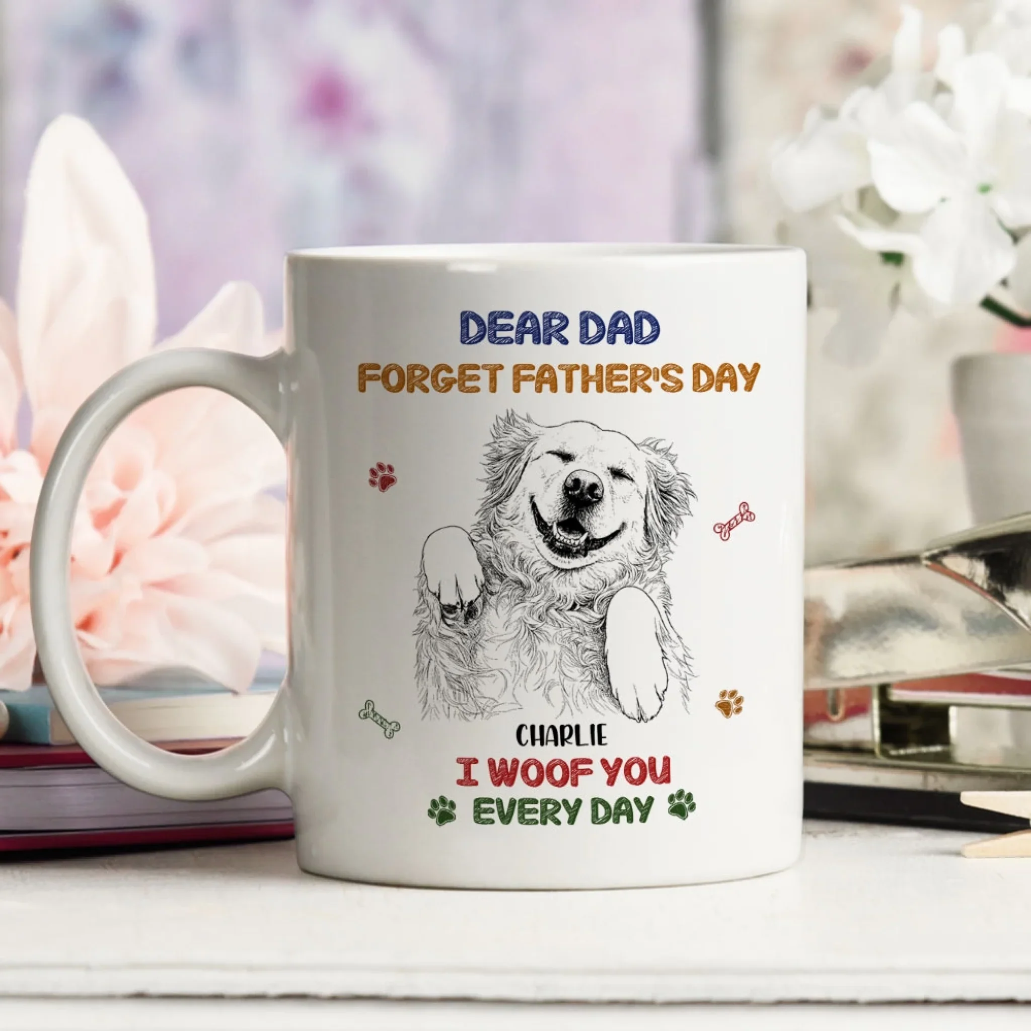 I Love You I Promise - Personalized Custom Coffee Mug - Image 2