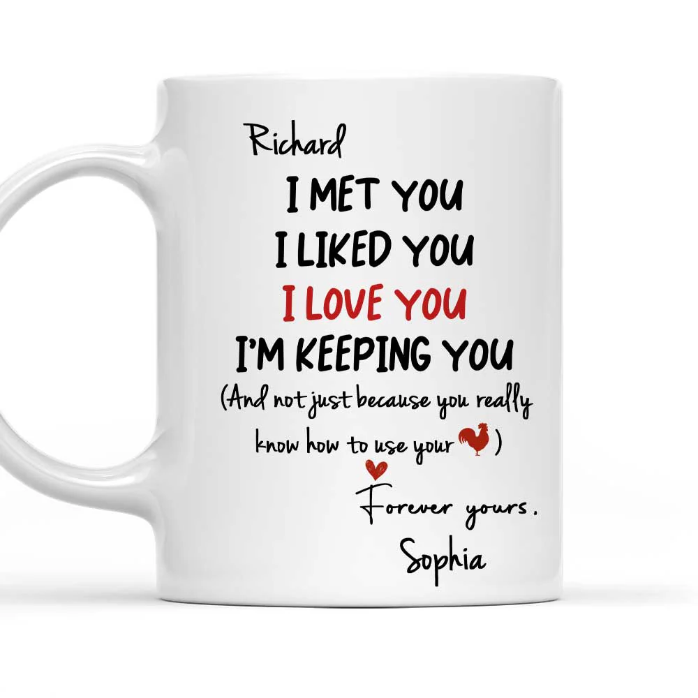 I Love You Not Because - Personalized Custom Coffee Mug
