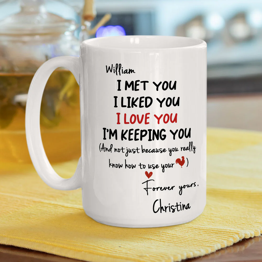 I Love You Not Because - Personalized Custom Coffee Mug - Image 3