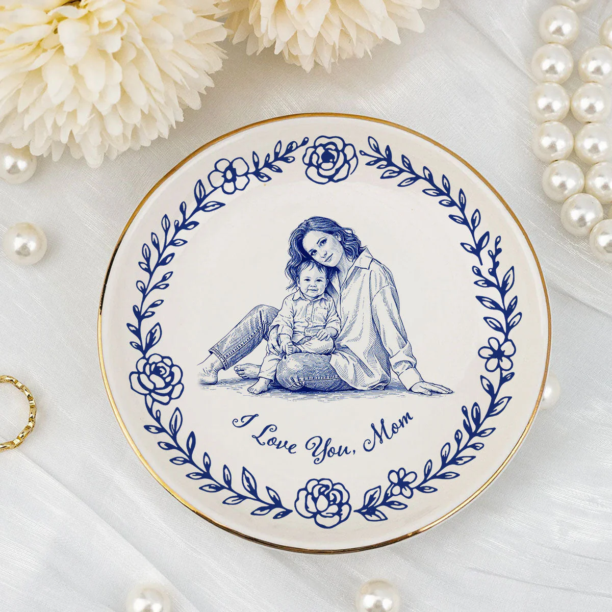 I Love You - Personalized Custom Jewelry Dish - Image 5