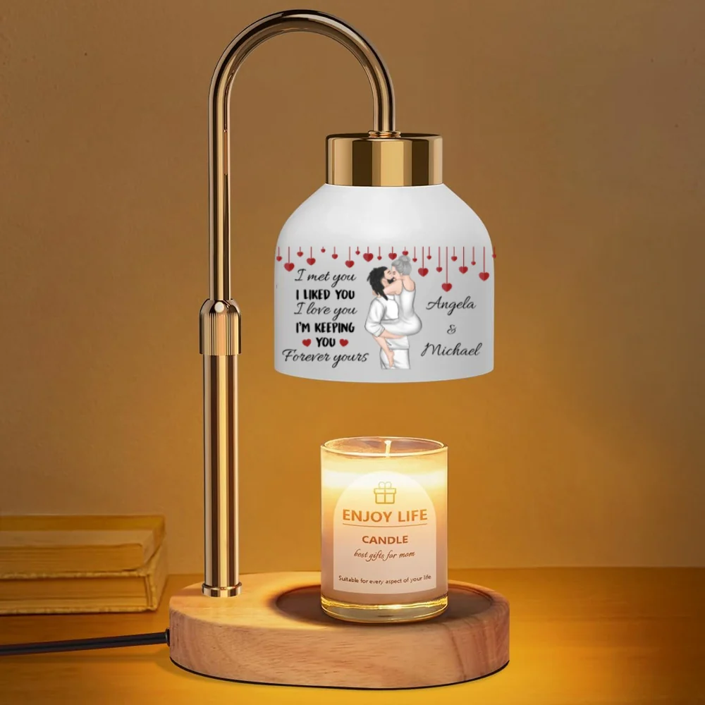 I Met You I Liked You - Personalized Custom Candle Warmer Lamp - Image 6