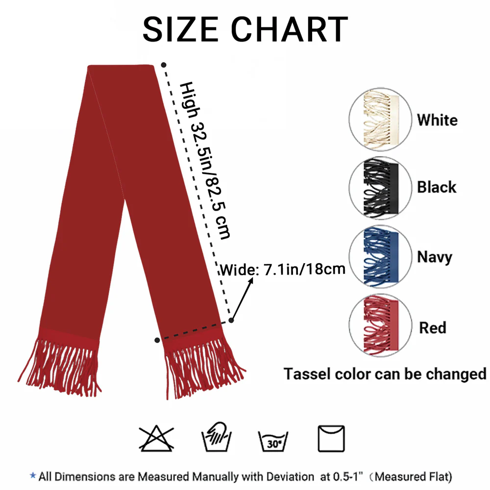I Met You I Liked You - Personalized Custom Scarf - Image 4