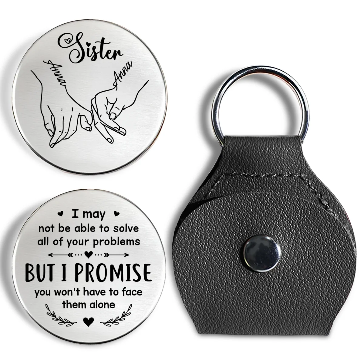 I Promise - Personalized Custom Pocket Hug - Image 7