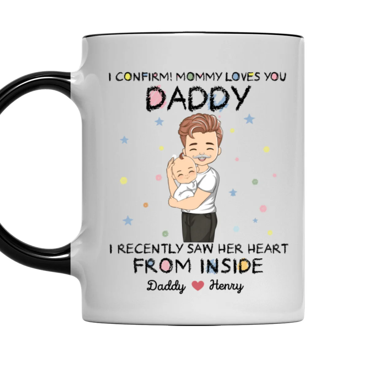 I Saw From Inside - Personalized Custom Accent Mug - Image 5