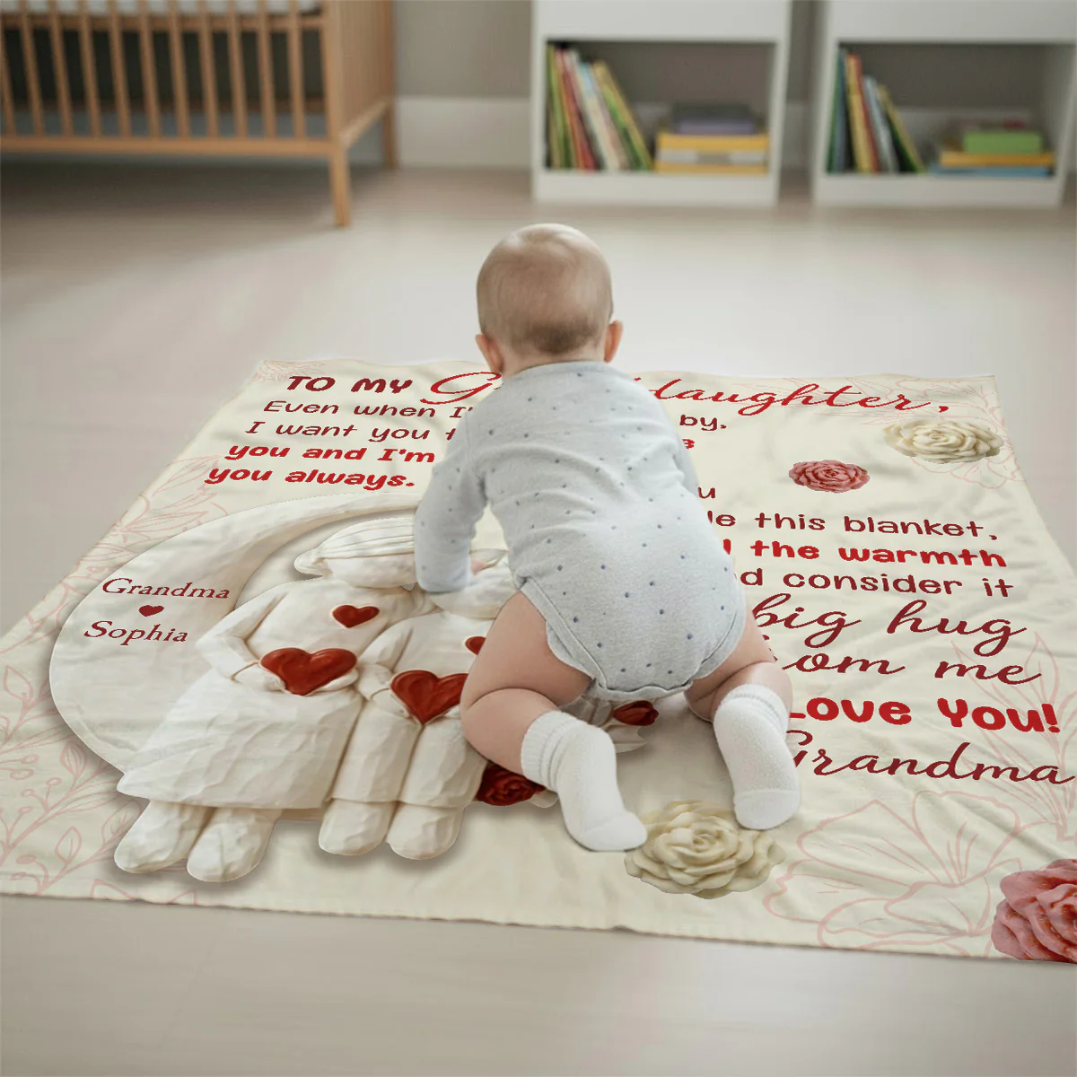 I Want You Know How Much I Love You - Personalized Custom Fleece Blanket - Image 6