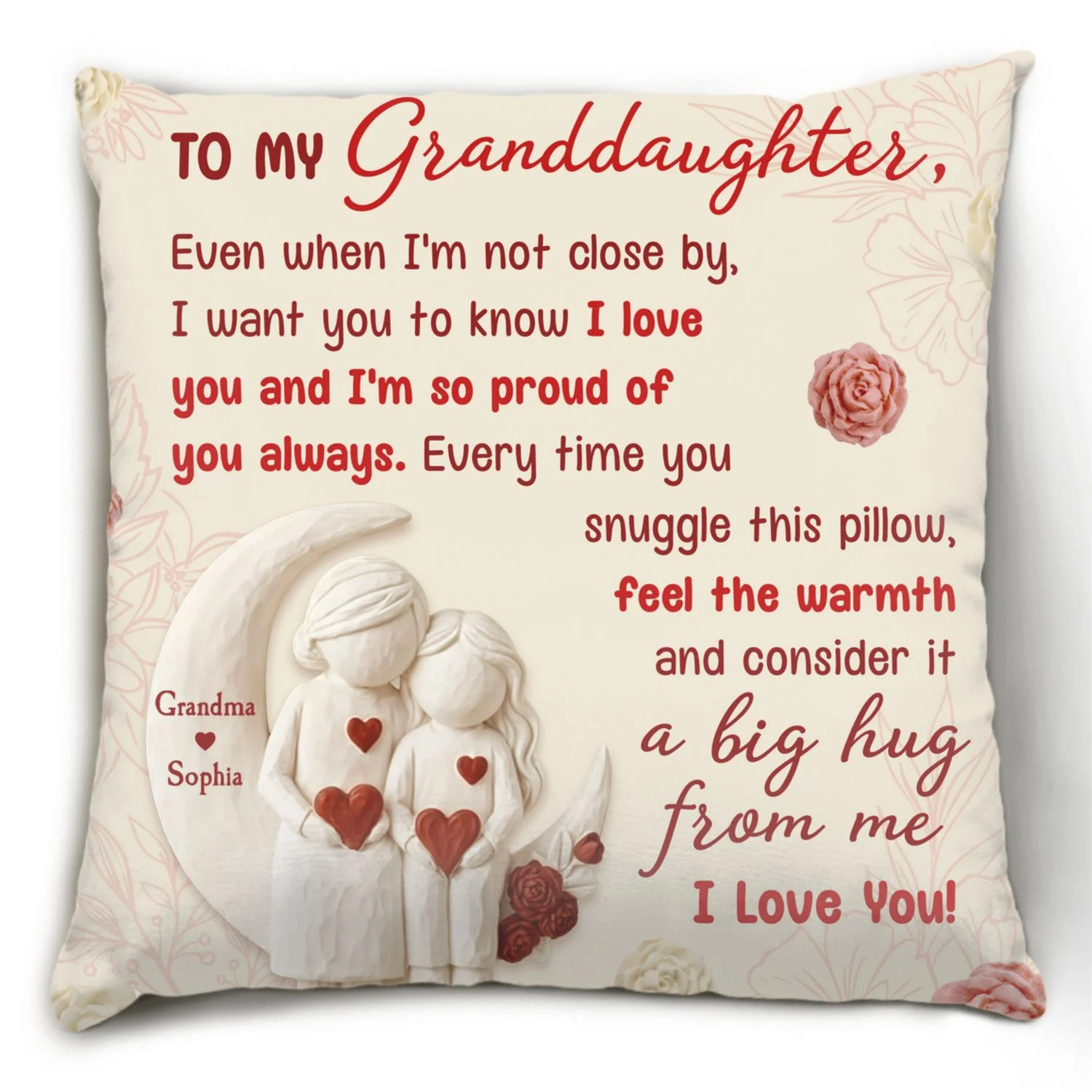 I Want You Know How Much I Love You - Personalized Custom Pillow - Image 6