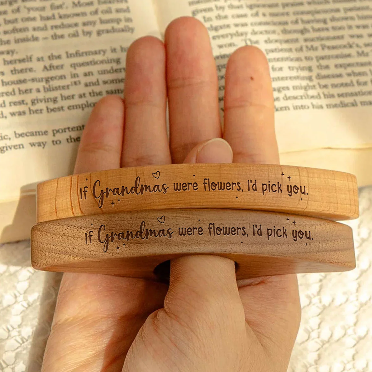 I Would Pick You - Personalized Custom Book Page Holder - Image 3