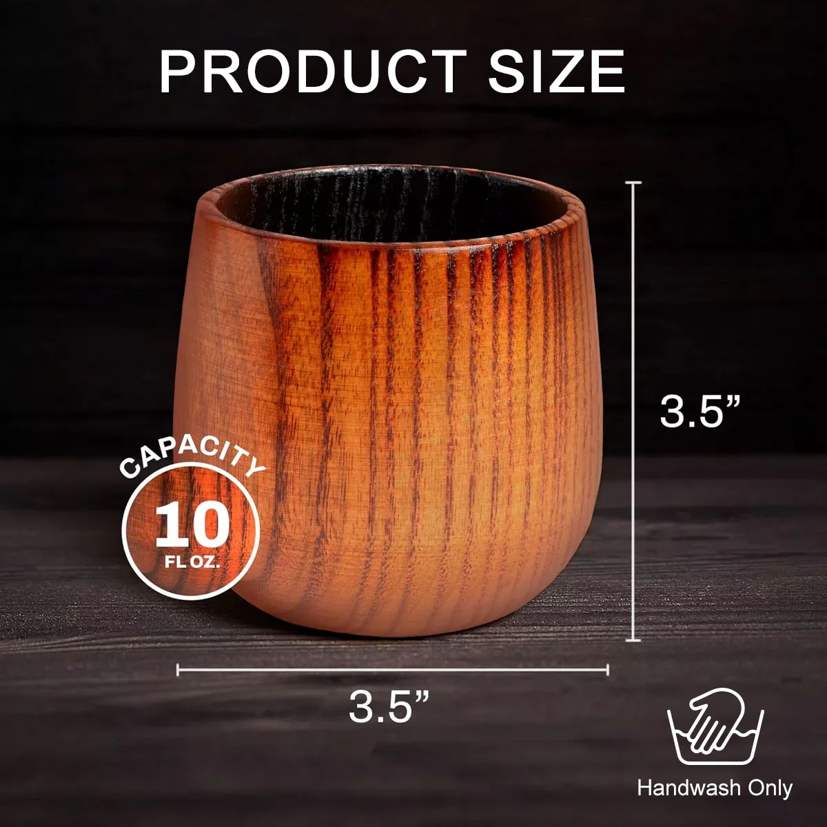 In Case You Need A Little Reminder - Personalized Custom Wooden Whiskey Glass - Image 6