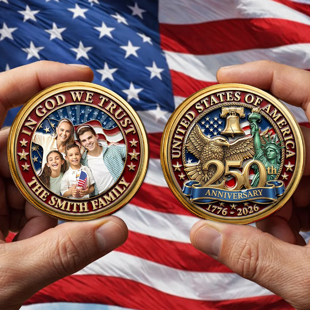 In God We Trust - Personalized Custom Commemorative Keepsake Coin