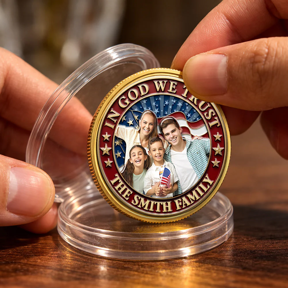 In God We Trust - Personalized Custom Commemorative Keepsake Coin - Image 6