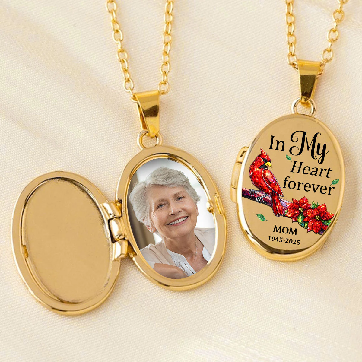 In My Heart - Personalized Custom Locket Necklace