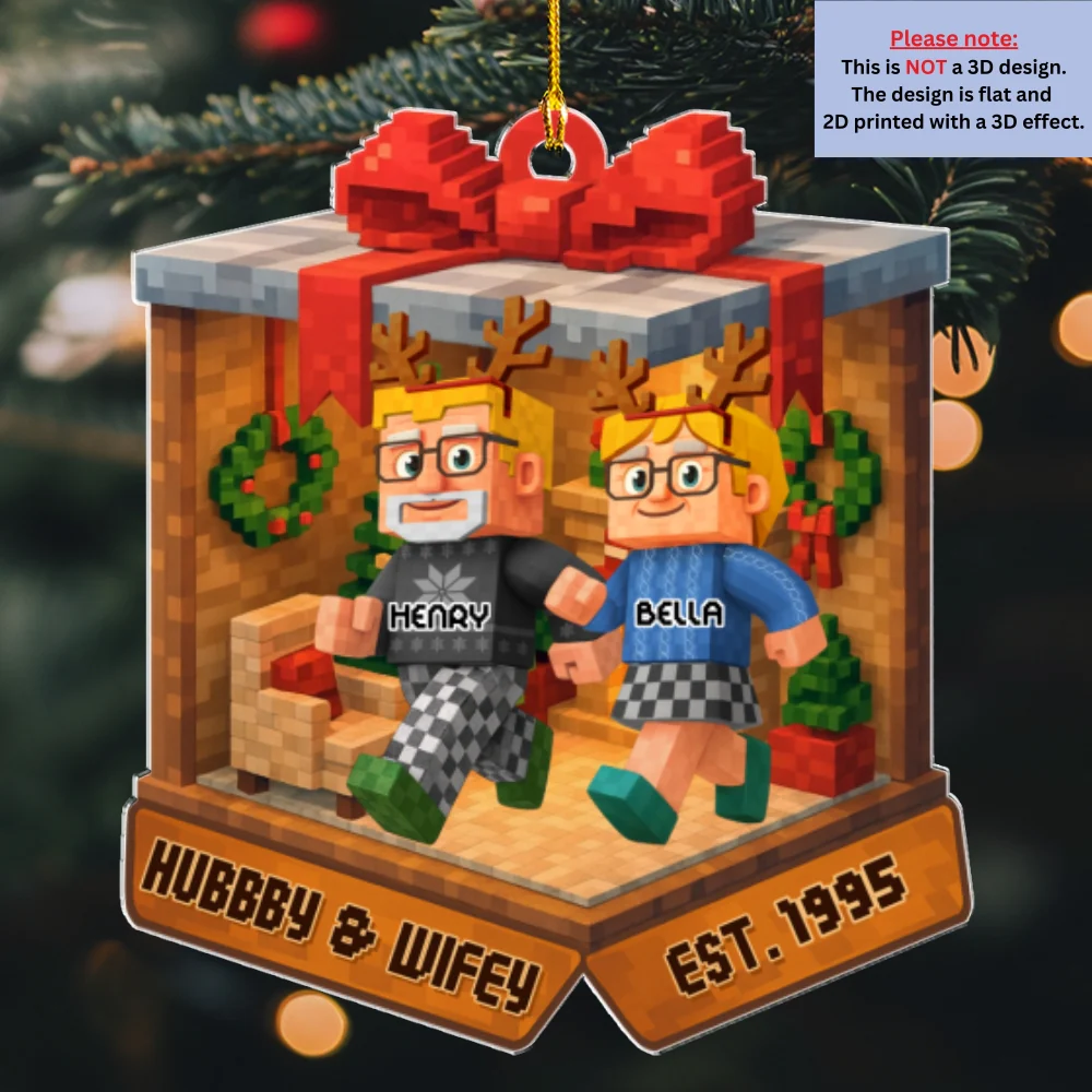 In The Box - Personalized Custom 3D Effect Acrylic Ornament - Image 6