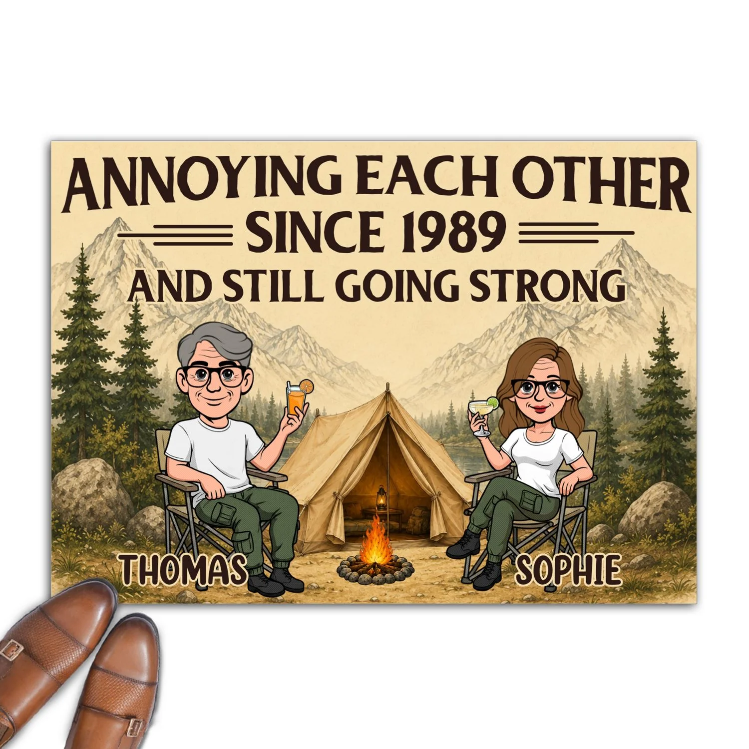 Into The Wild Together - Personalized Custom Doormat - Image 7