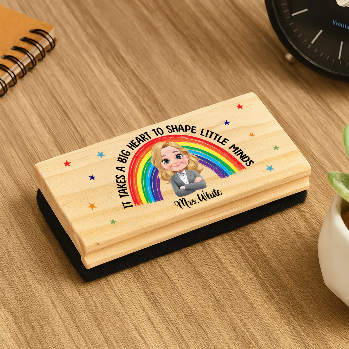 It Takes A Big Heart - Personalized Custom Whiteboard Eraser - Image 3
