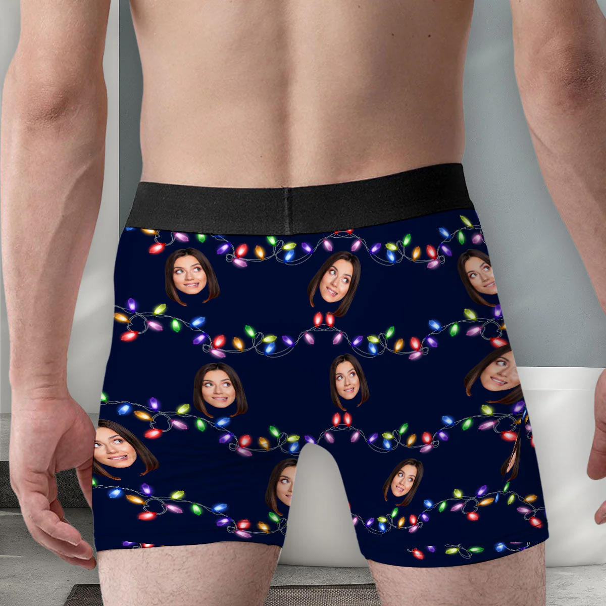 Jingle Balls - Personalized Photo Men's Boxer Briefs - Image 4