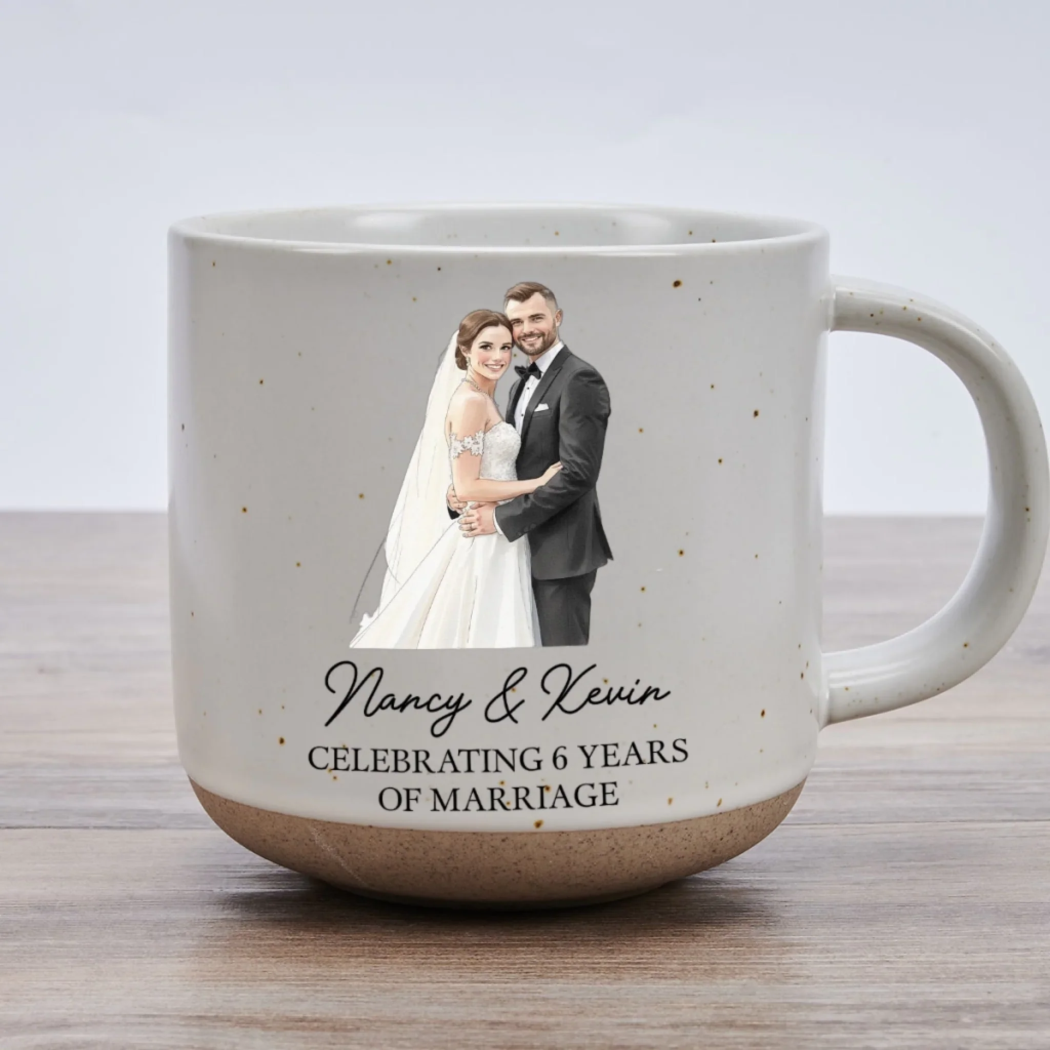 Journey Together - Personalized Custom Pottery Mug