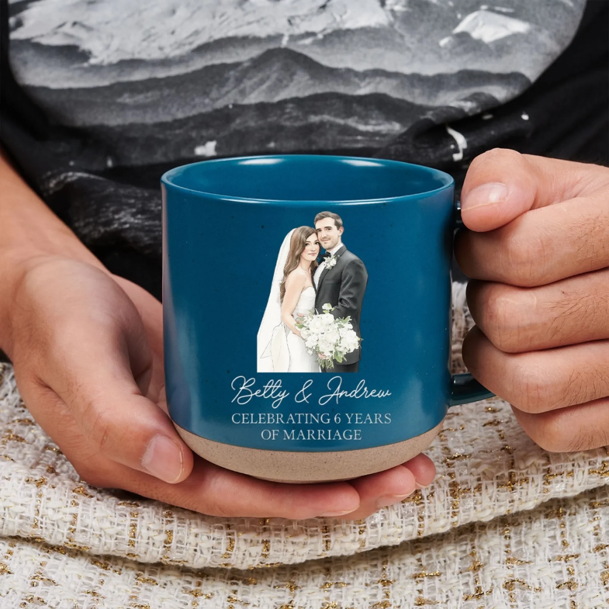 Journey Together - Personalized Custom Pottery Mug - Image 3