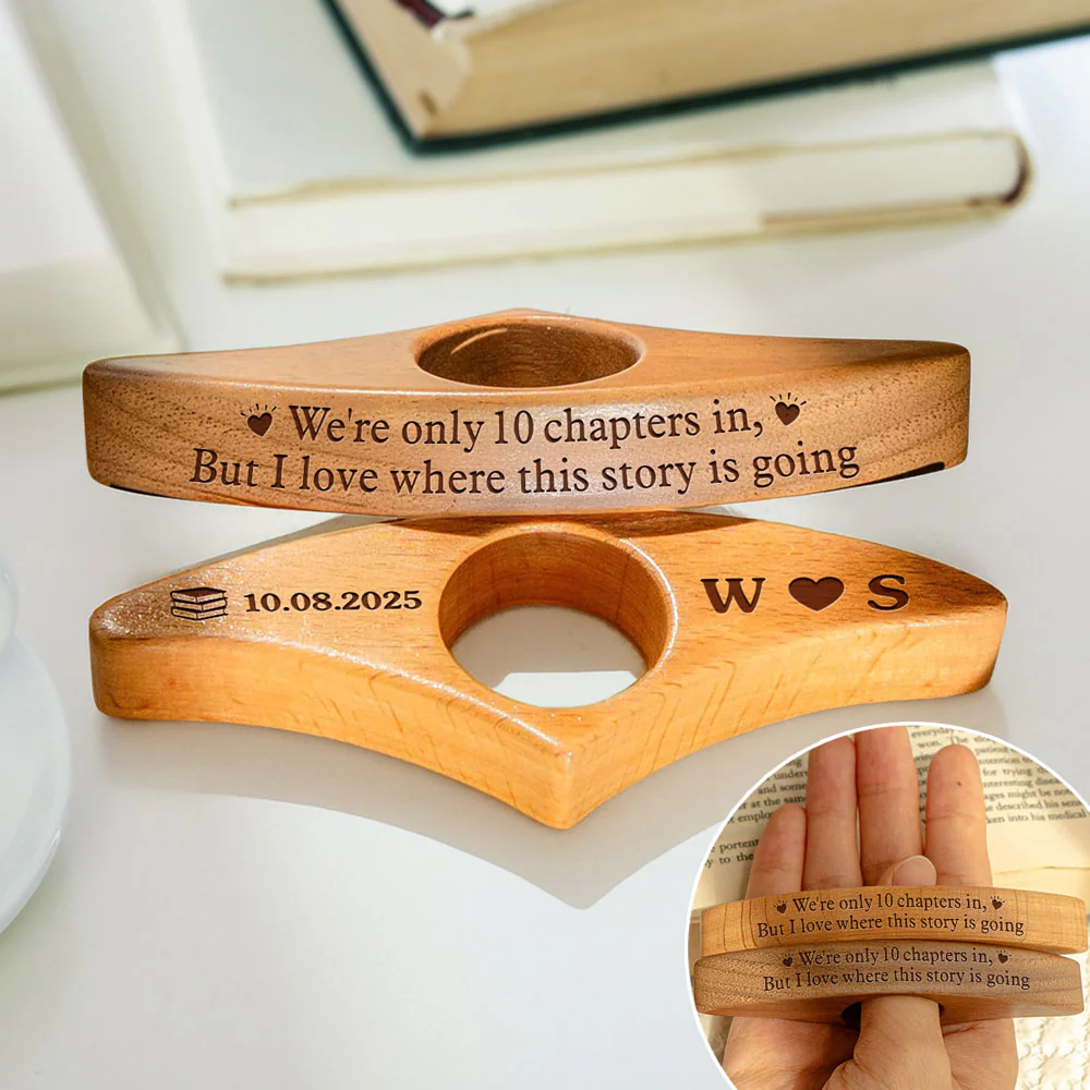 Just One More Chapter - Personalized Custom Book Page Holder - Image 3