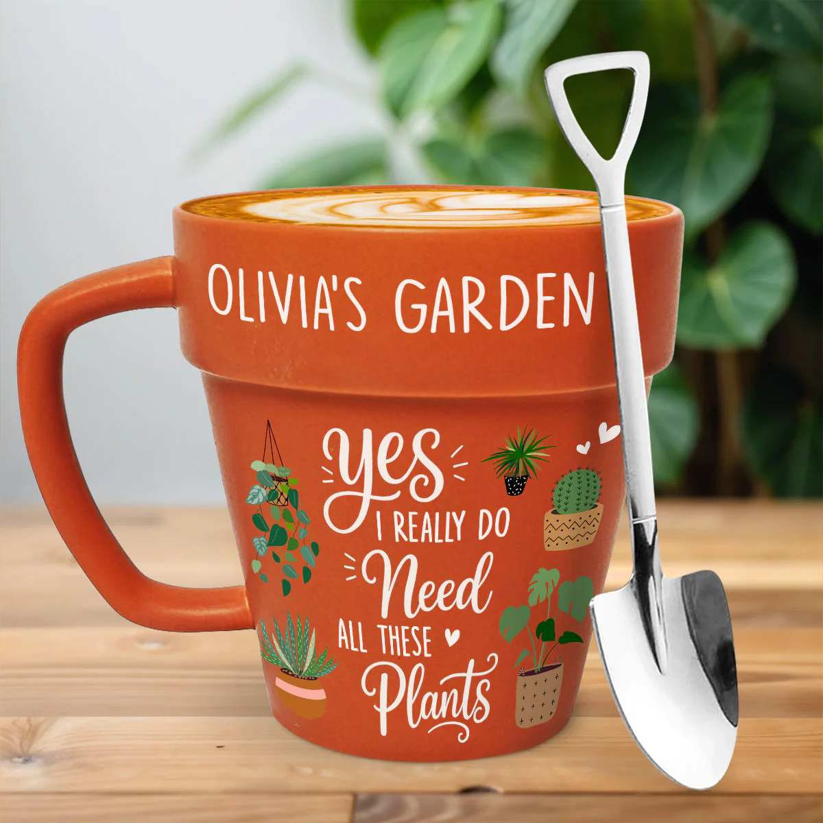 Just One More Plant - Personalized Custom Plant Pot Mug - Image 2