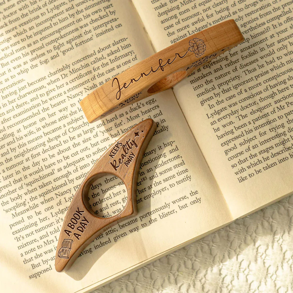 Just One Page - Personalized Custom Book Page Holder - Image 3