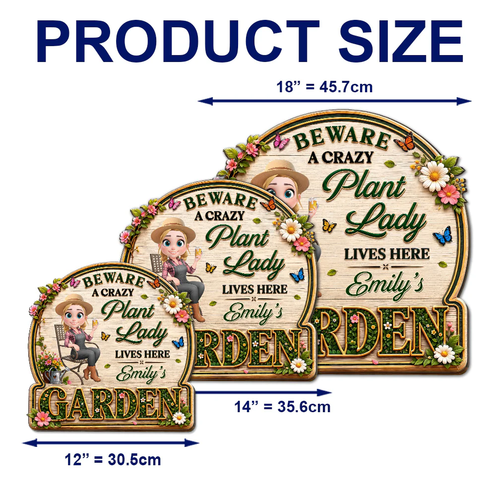 Just The Lady - Personalized Custom 3D Effect Wood Sign - Image 6