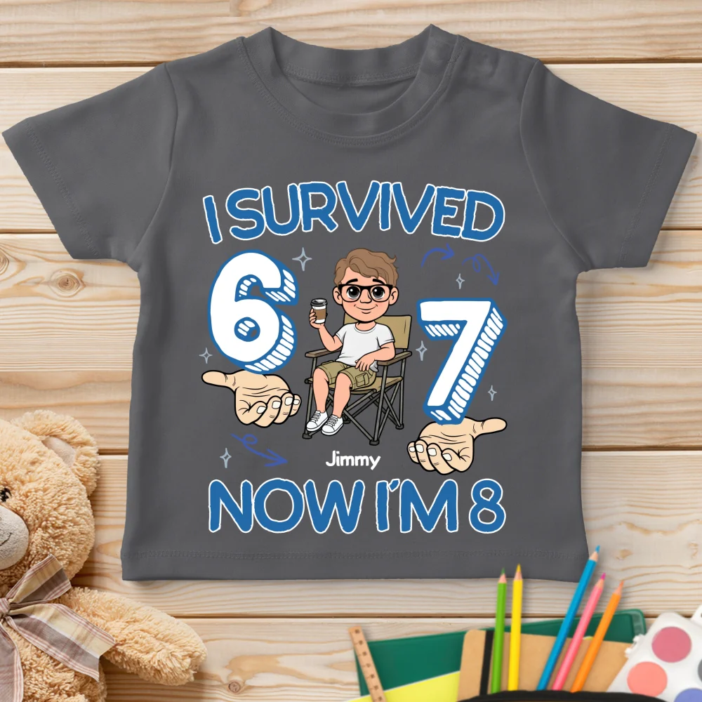 Just Upgraded To Teenager - Personalized Custom Youth T-shirt - Image 8