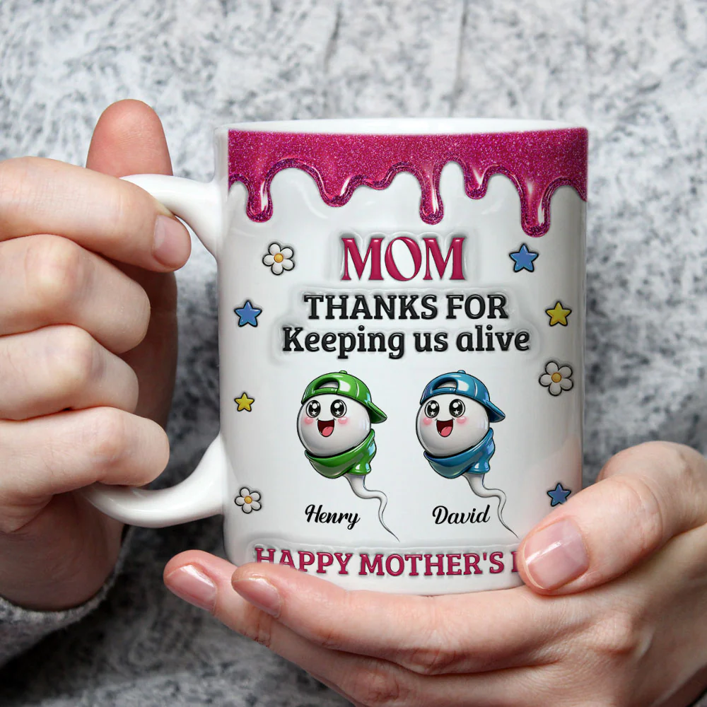 Keep Us Alive - Personalized Custom 3D Inflated Effect Mug - Image 3