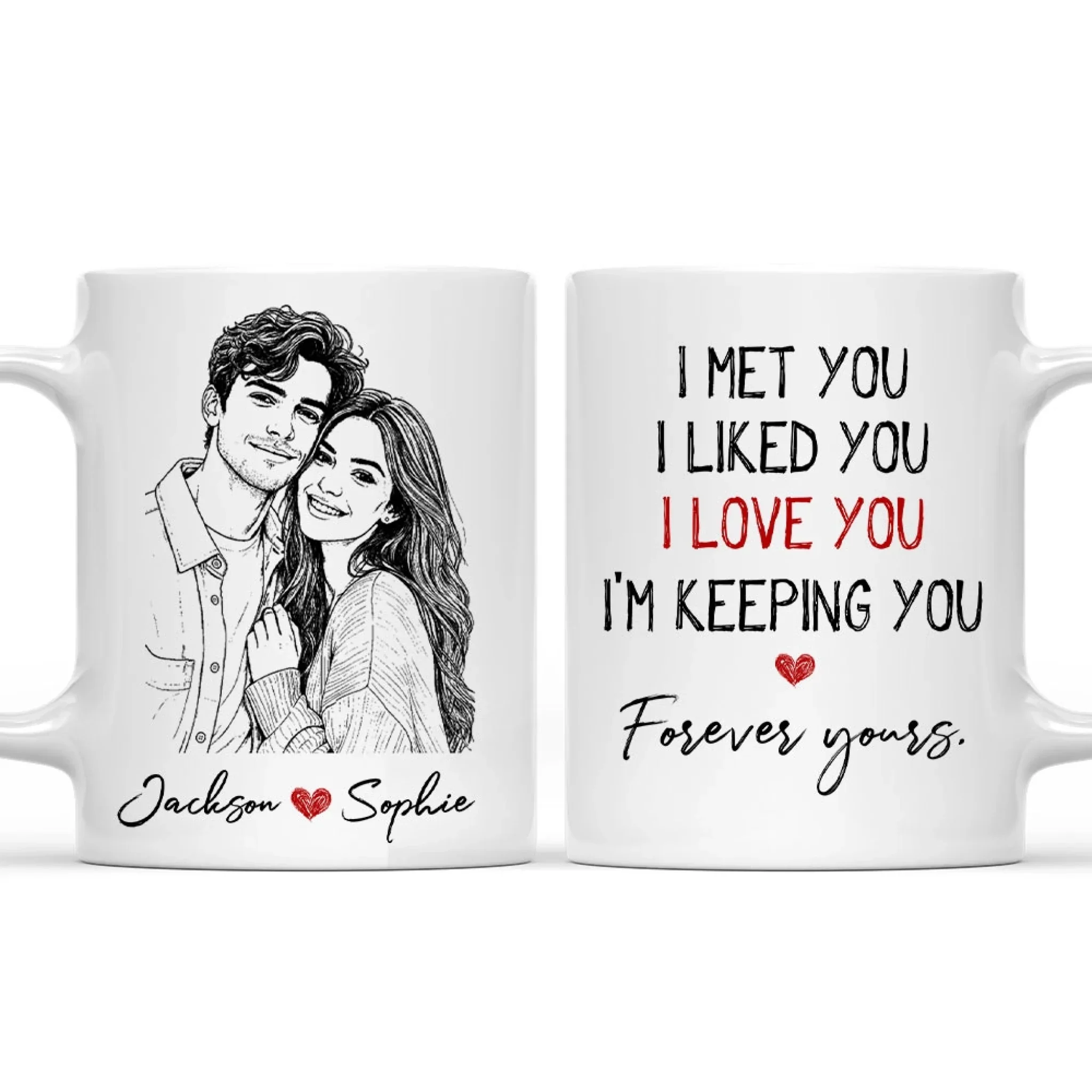 Keeping You My Love - Personalized Custom Coffee Mug