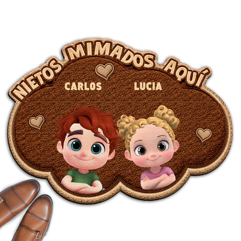 Las Pequeñas Creaciones De La Abuela - Felpudo Personalizado