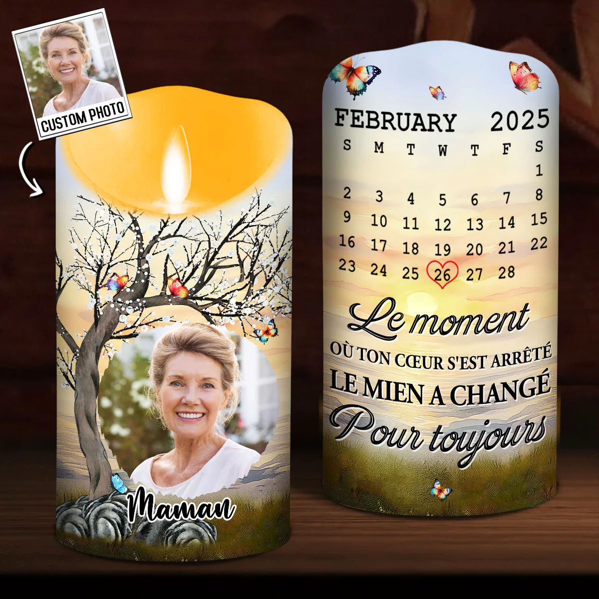 Le Moment - Bougie LED Personnalisable