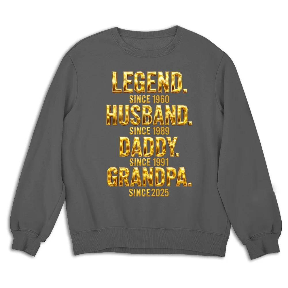 Legend Dad Grandpa - Personalized Custom Shirt - Image 16
