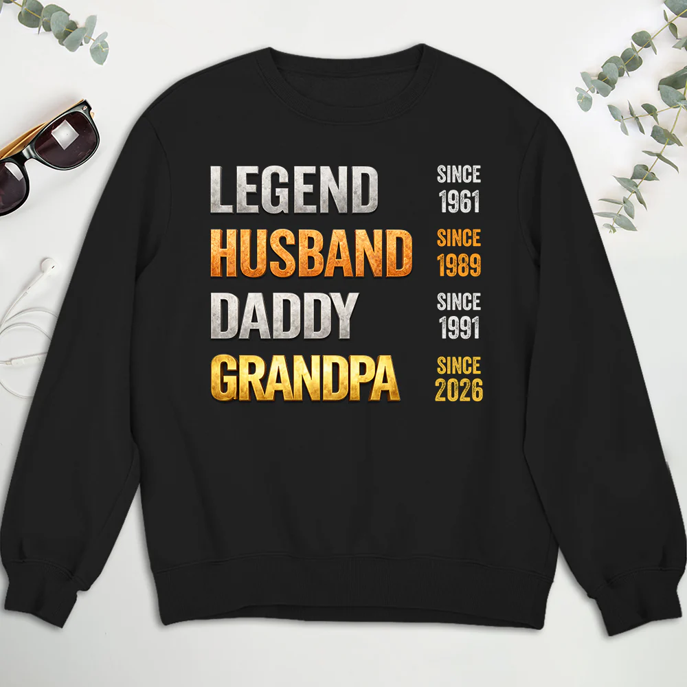 Legendary Dad Metal Retro - Personalized Custom 3D Effect Shirt - Image 7