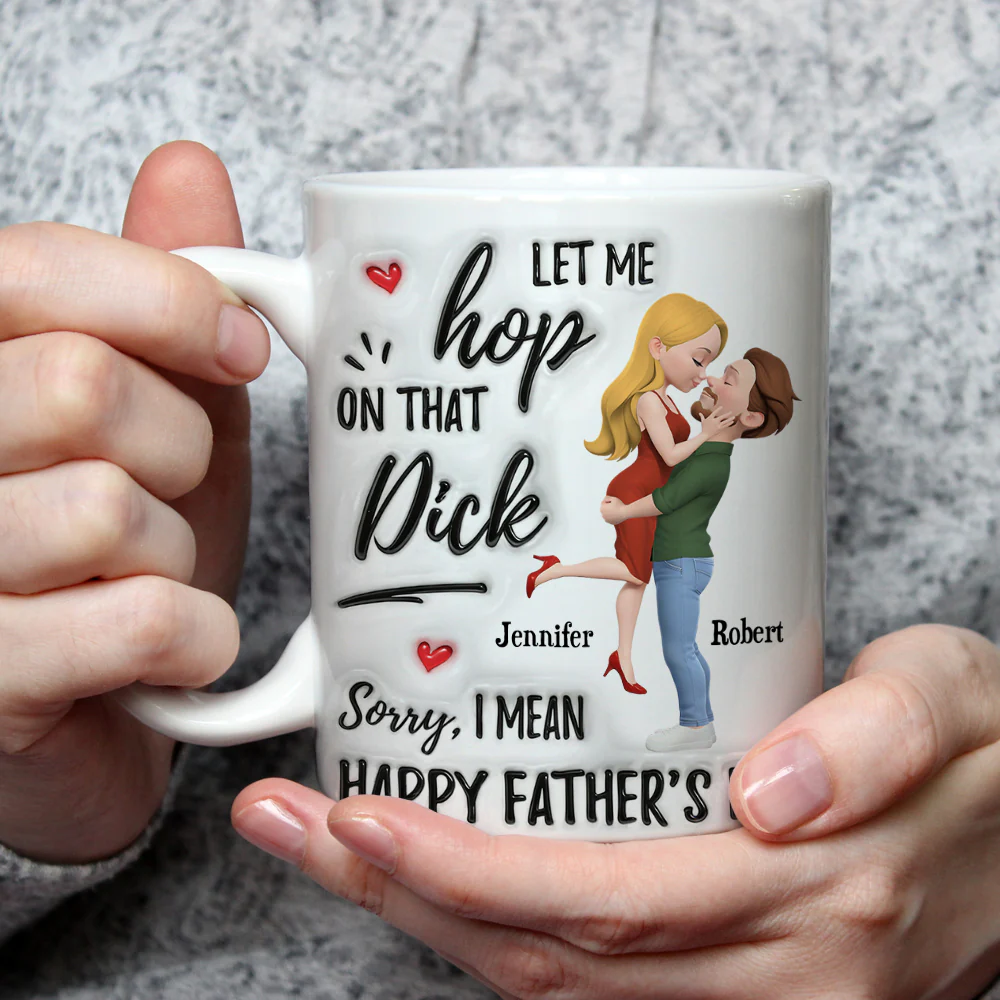Let Me Hop - Personalized Custom 3D Inflated Effect Mug - Image 4
