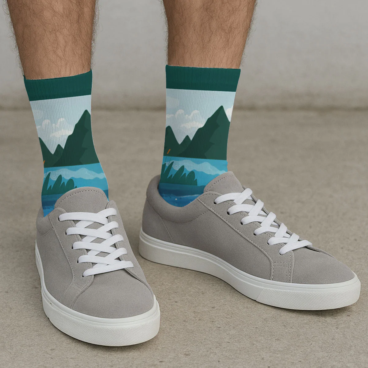 Life Is Better At the Lake - Personalized Custom Crew Socks - Image 2