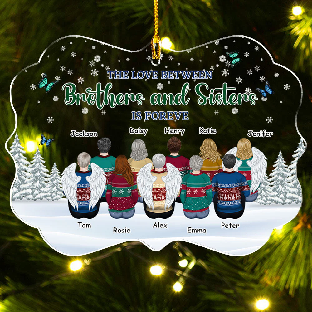Life Is Better With - Personalized Custom Acrylic Ornament - Image 5