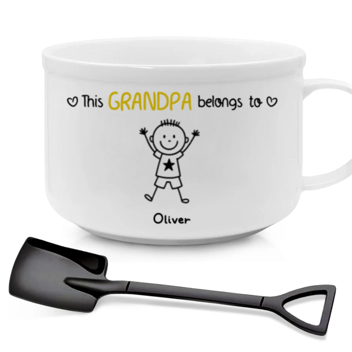 Life Is Sweeter With Grandkids - Personalized Custom Ceramic Bowl - Image 7